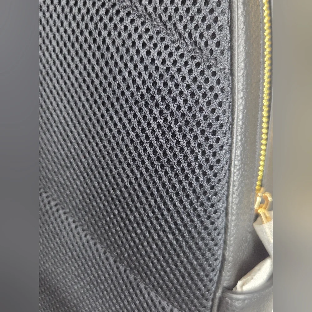 NWT Coach Black Leather Court Backpack In Large - Picture 5 of 16